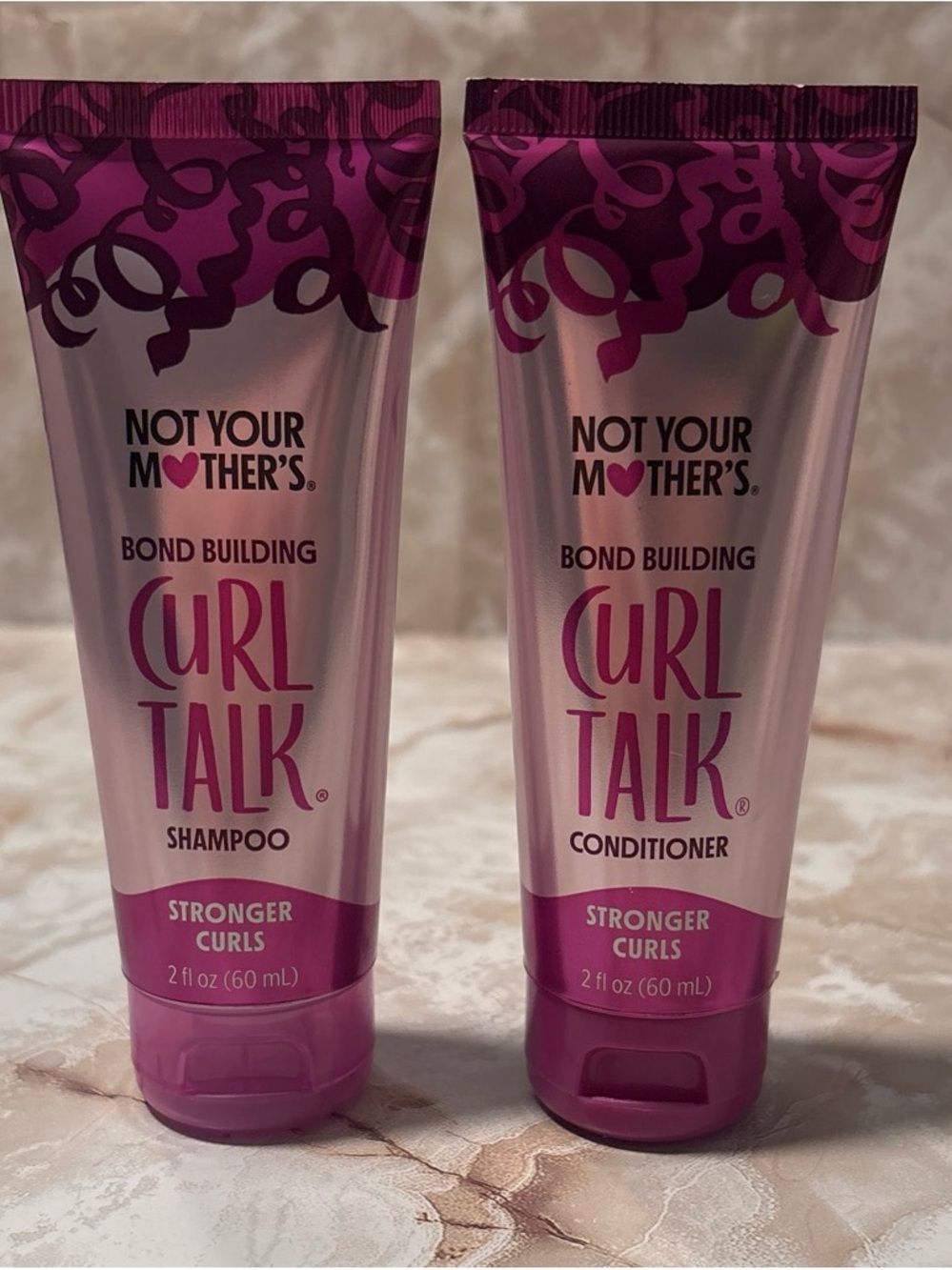 Not Your Mother's Curl Talk Bond Building Shampoo & Conditioner Set - Pink